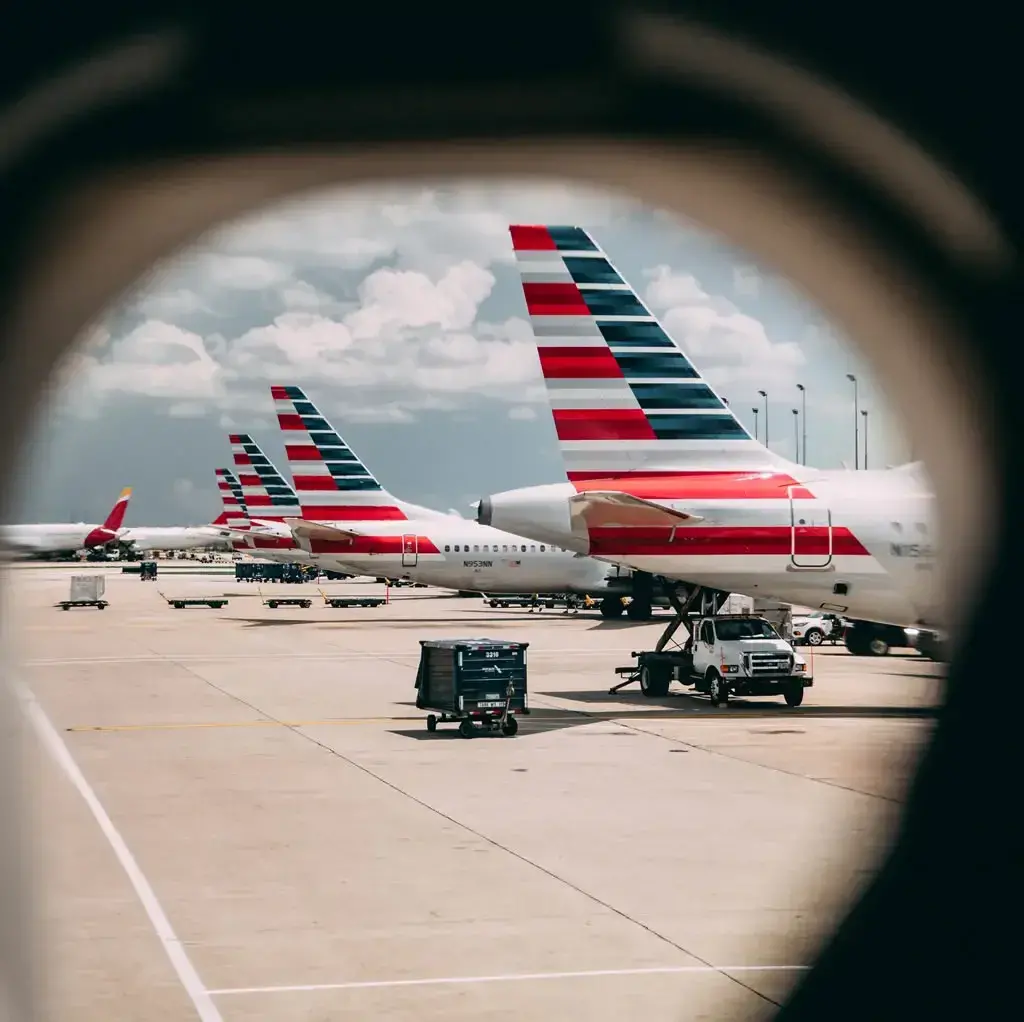 United airlines aircrafts views in JFK airport